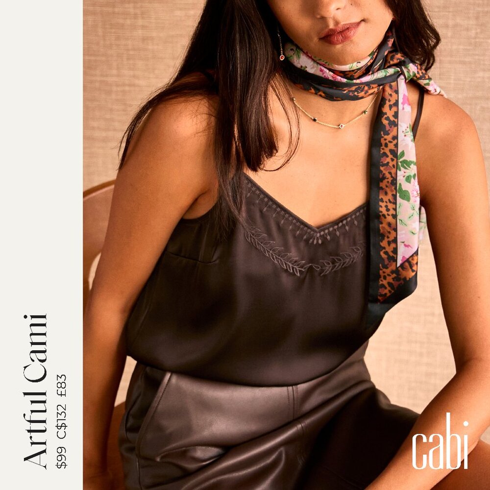 Cabi Artful Cami (M) - Sample Sale